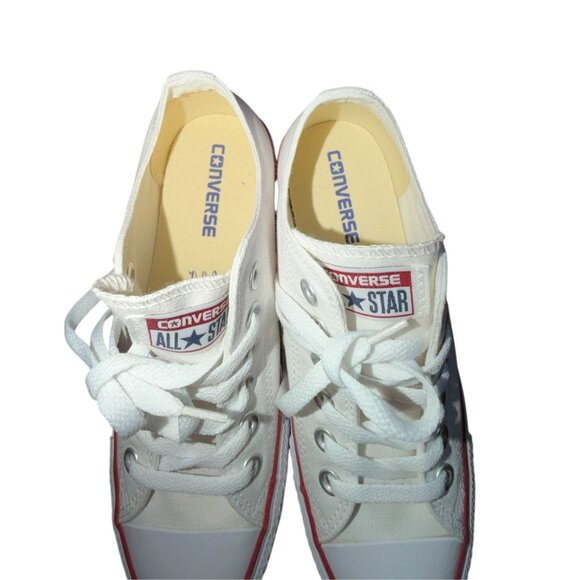 Converse Chuck Taylor All Star Low Top Sneakers-White-W7/M5-NWOB - Picture 4 of 10
